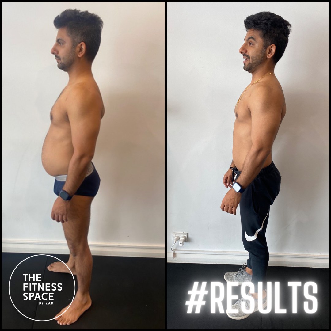 Cardio vs weights for fat loss: client before and after a 12-week challenge at The Fitness Space, Maroubra Client before and after a 12-week challenge at The Fitness Space, Maroubra