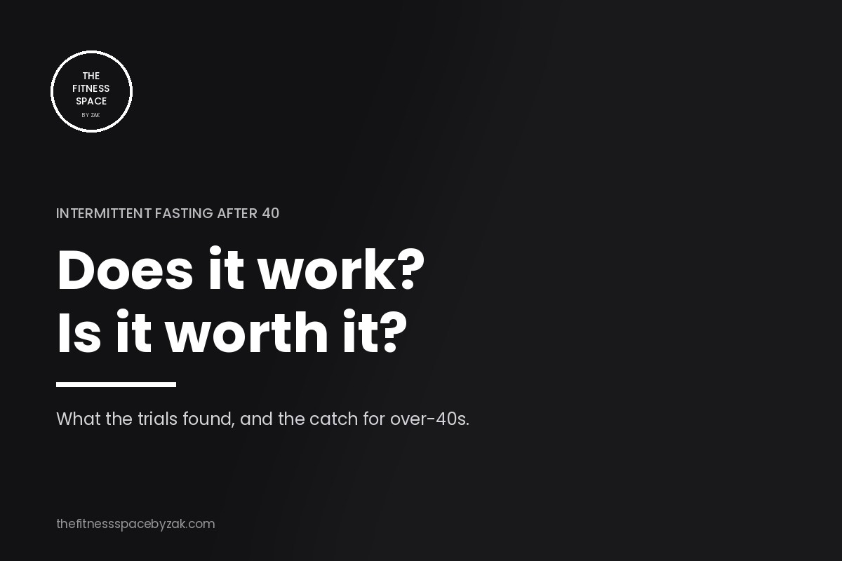 Intermittent fasting after 40: does it work? From The Fitness Space, Maroubra